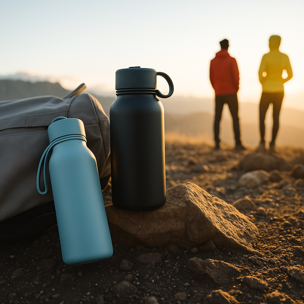 Sippz Self-cleaning Water Bottle Cloud Blue
