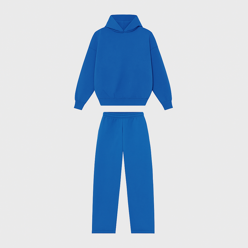 Box fit tracksuit - Blue