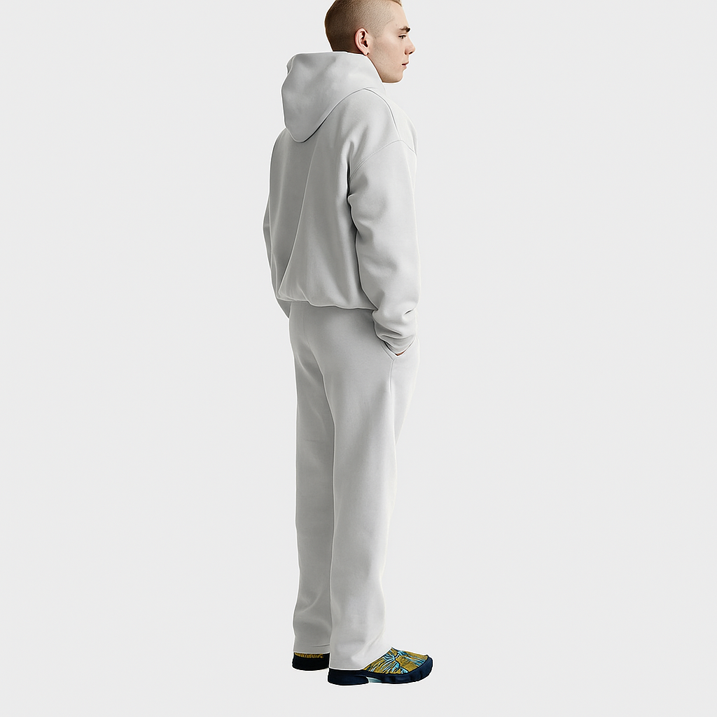 Box fit tracksuit - Light Grey