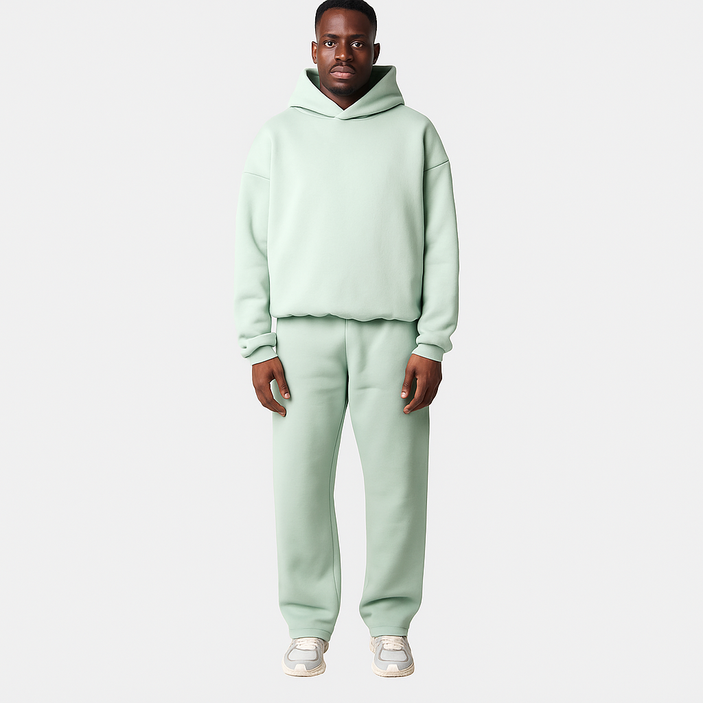 Box fit tracksuit - Blue