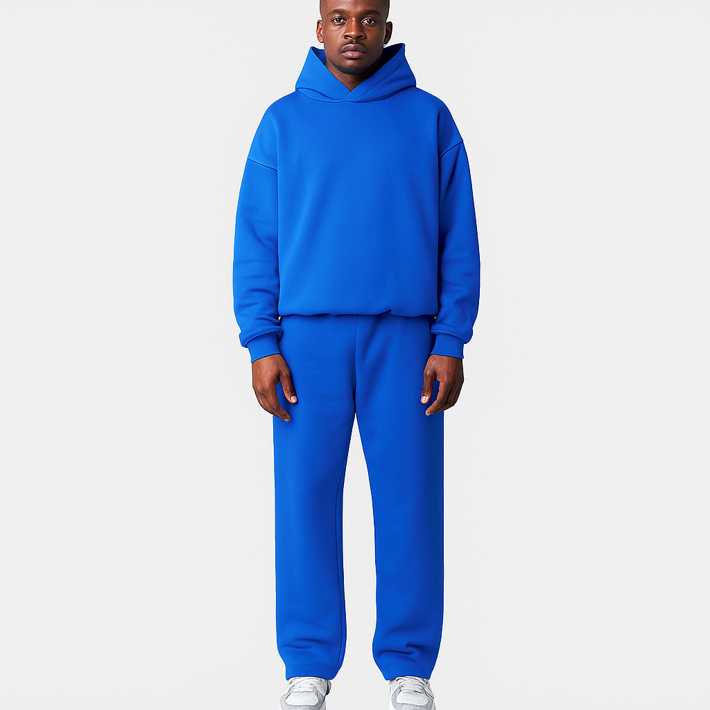 Box fit tracksuit - Blue