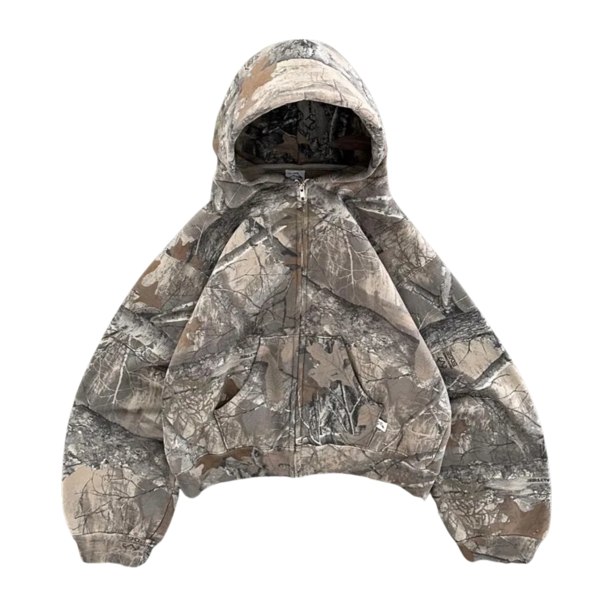 Camo Oversized Pullover Hoodie