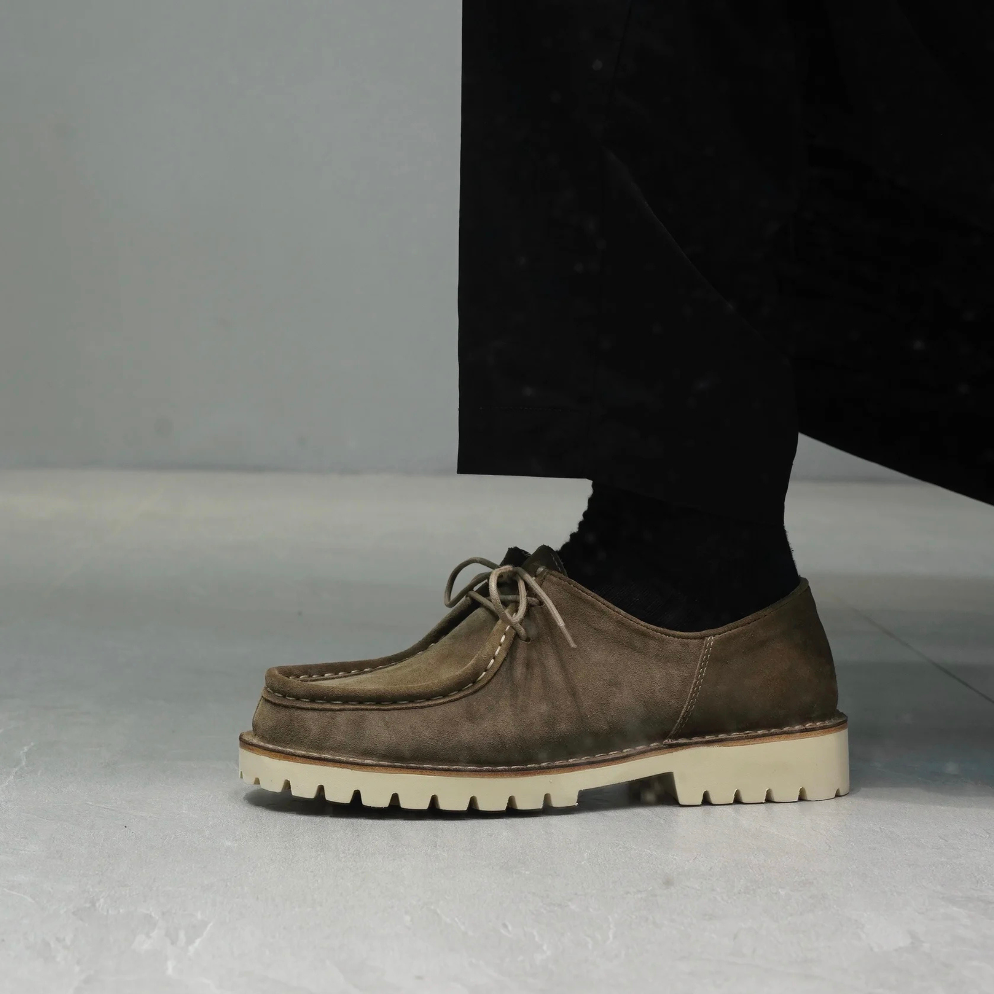Suede Derby Wallabee – Brown