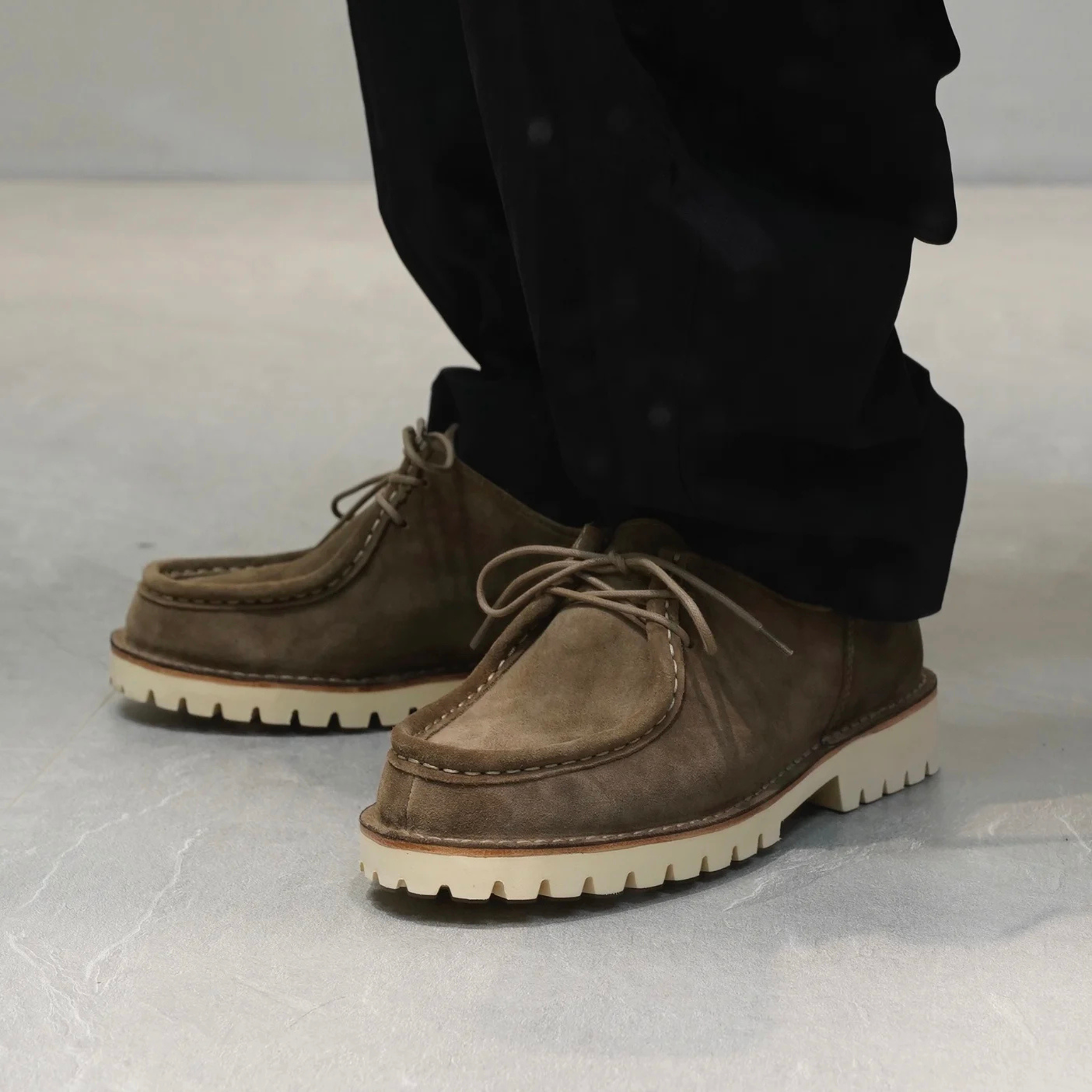 Suede Derby Wallabee – Brown
