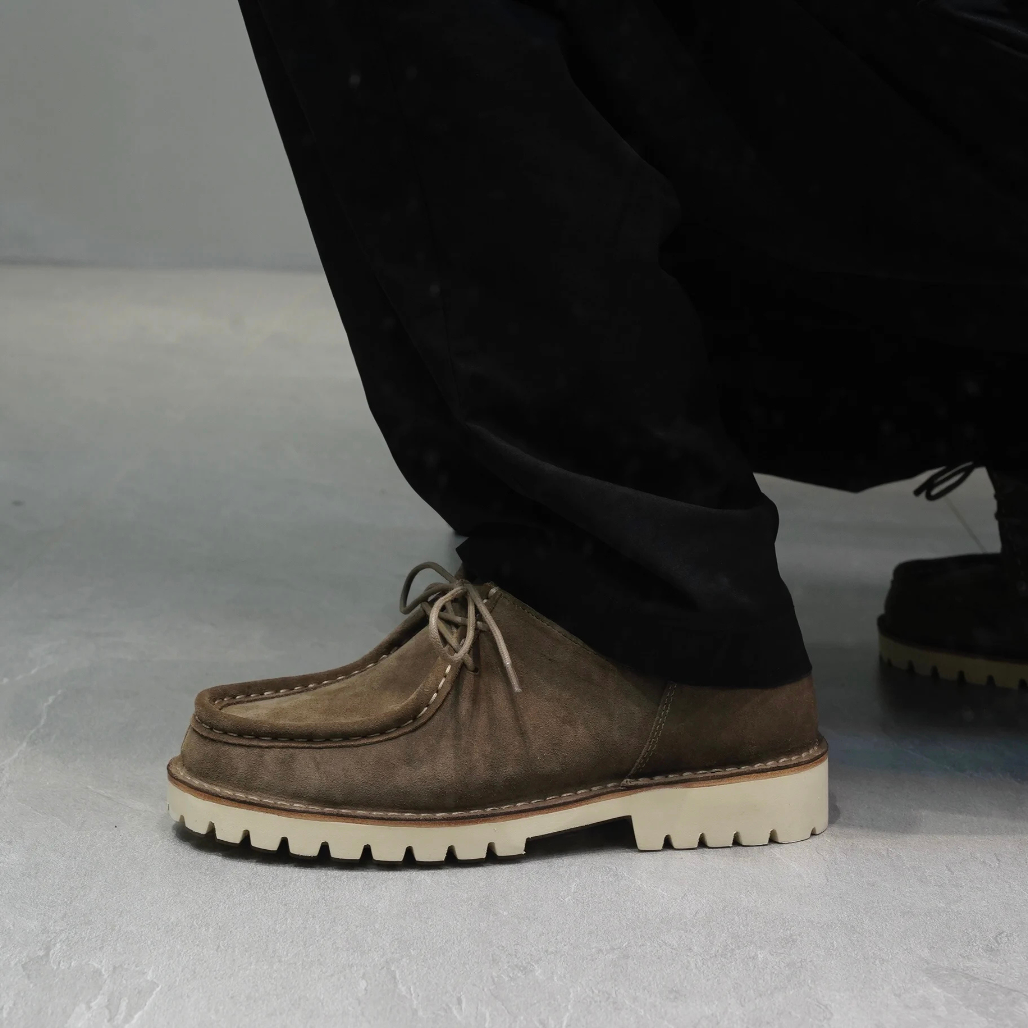 Suede Derby Wallabee – Brown