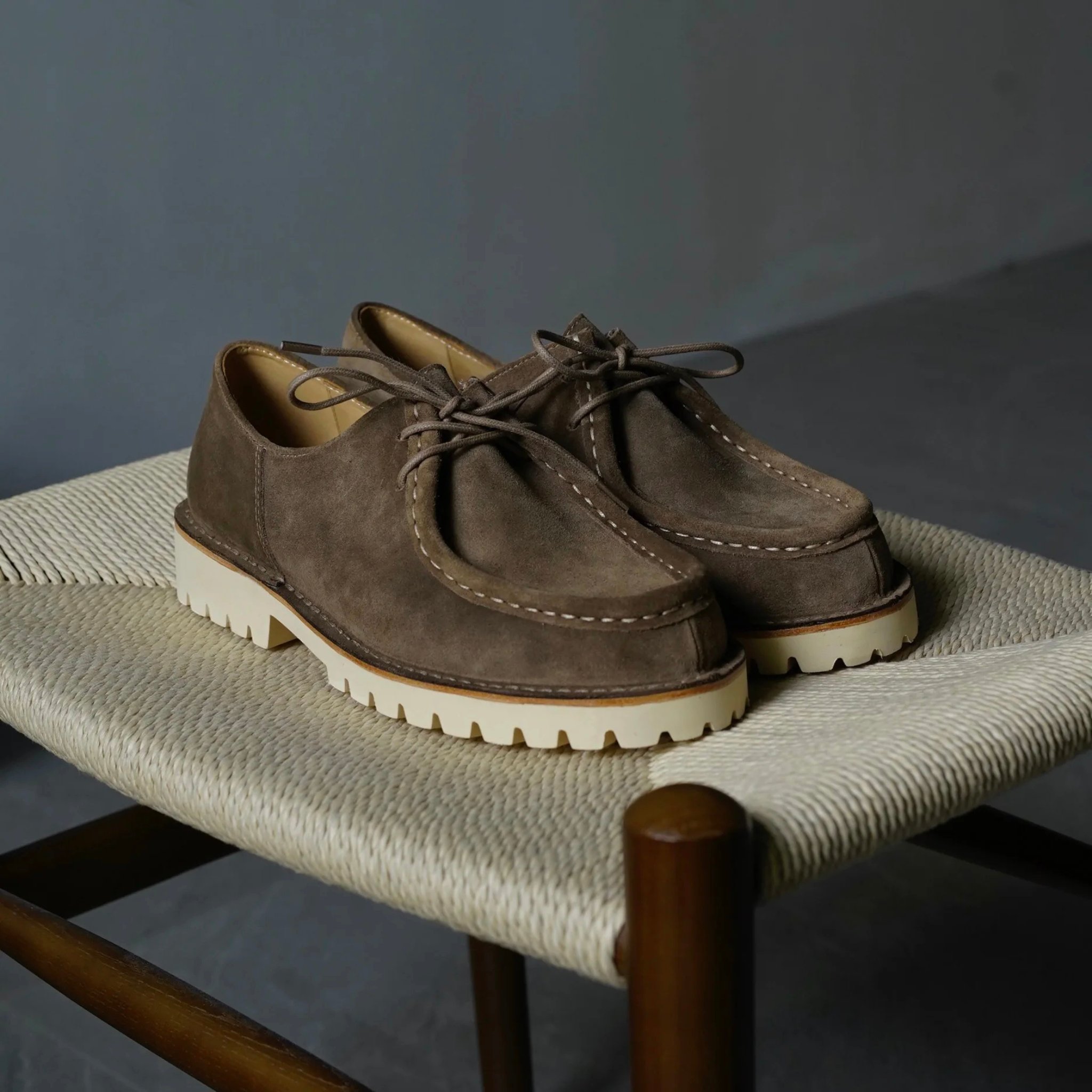 Suede Derby Wallabee – Brown