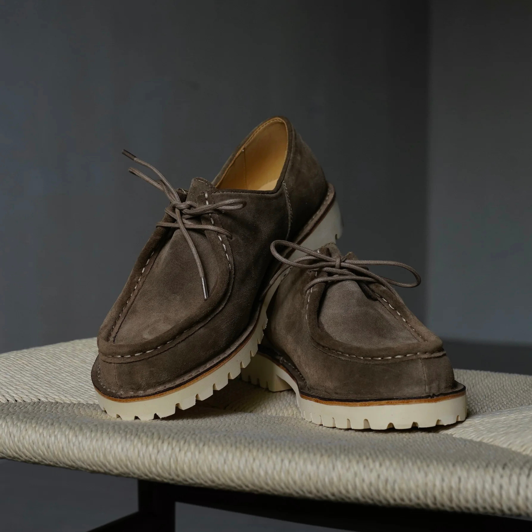 Suede Derby Wallabee – Brown