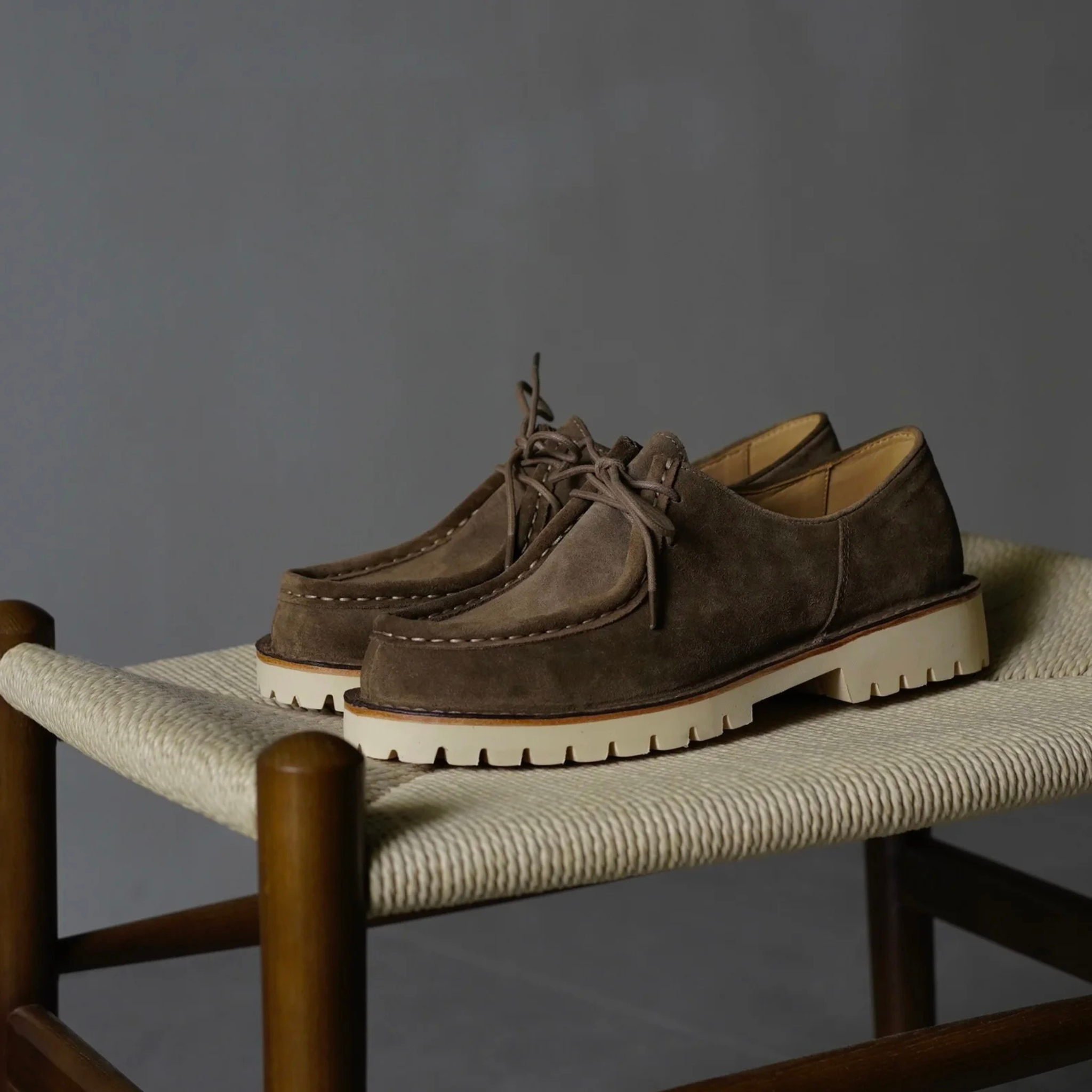 Suede Derby Wallabee – Brown
