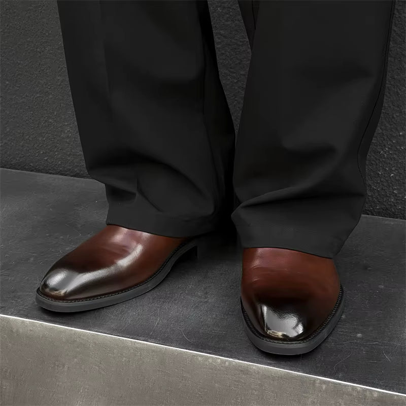 Leather Chelsea Boots - Brown