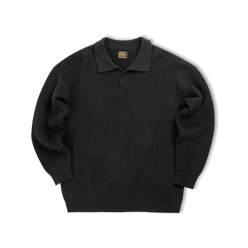 Knit Polo Sweater