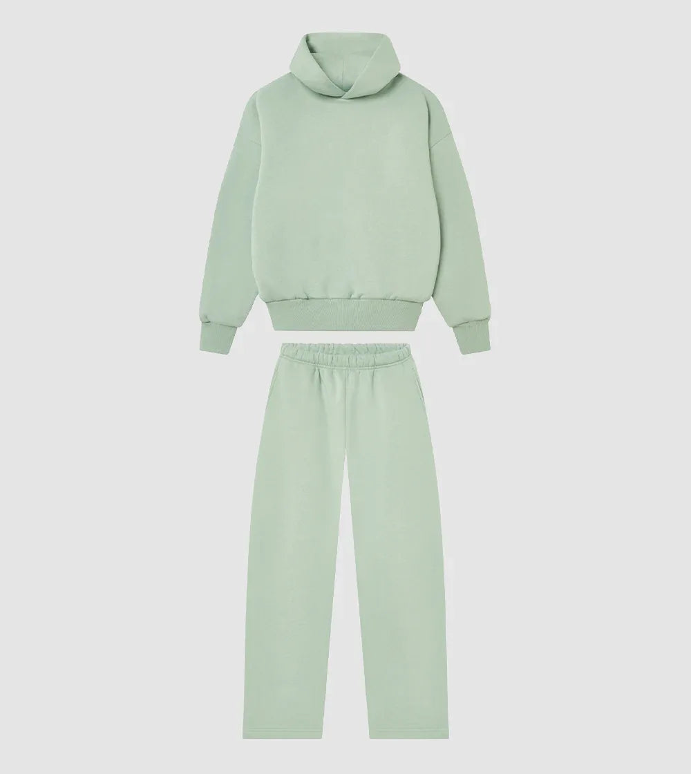Box fit tracksuit - Mint Green